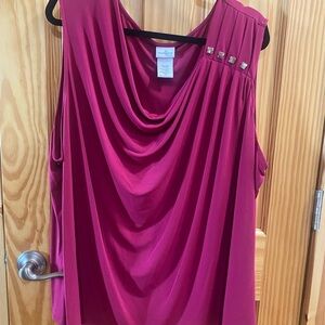 Jaclyn Smith short sleeve blouse size 3X